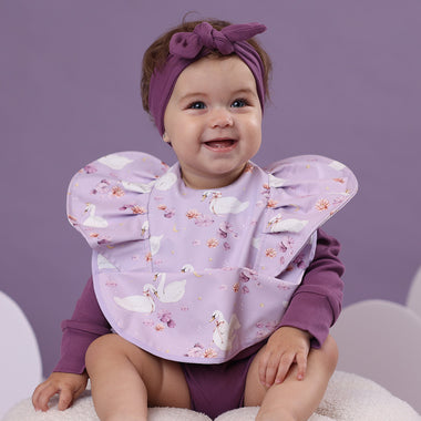 Swan Lake Snuggle Bib | Snuggle Hunny