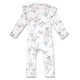 Sweet Swallows Organic Snugglesuit Convertible Romper with Frill - Thumbnail 6