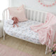 Sweet Swallows Organic Fitted Cot Sheet - Thumbnail 1
