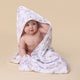 Sweet Swallows Organic Hooded Baby Towel - Thumbnail 5
