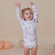 Sweet Swallows Long Sleeve Organic Bodysuit with Frill - Thumbnail 9