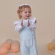 Sweet Swallows Long Sleeve Organic Bodysuit with Frill - Thumbnail 7