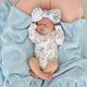 Sweet Swallows Long Sleeve Organic Bodysuit with Frill - Thumbnail 4