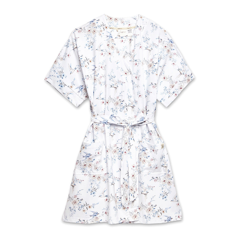 Sweet Swallows Organic Maternity Robe - View 2