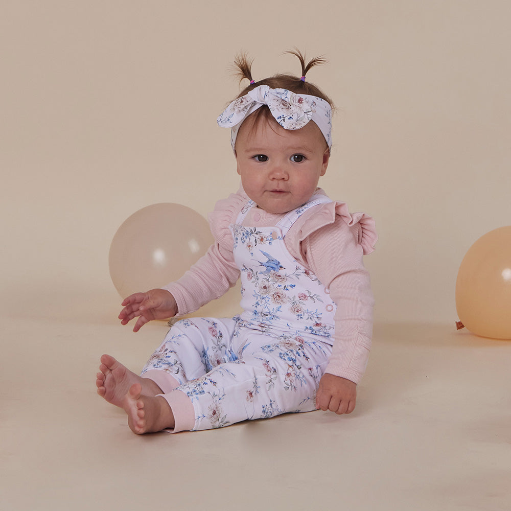 Sweet Swallows Organic Snuggle Overalls - View 6
