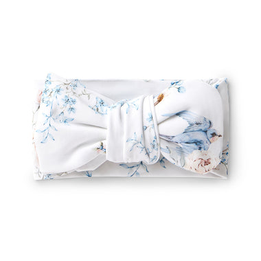 Sweet Swallows Organic Oversized Bow | Snuggle Hunny