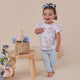 Sweet Swallows Organic Short Sleeve Top with Frill - Thumbnail 12