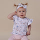 Sweet Swallows Organic Short Sleeve Top with Frill - Thumbnail 1