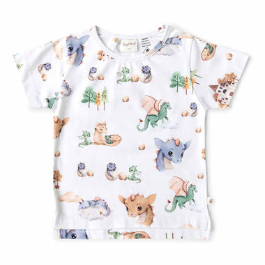 Dragon Organic T-Shirt-Snuggle Hunny