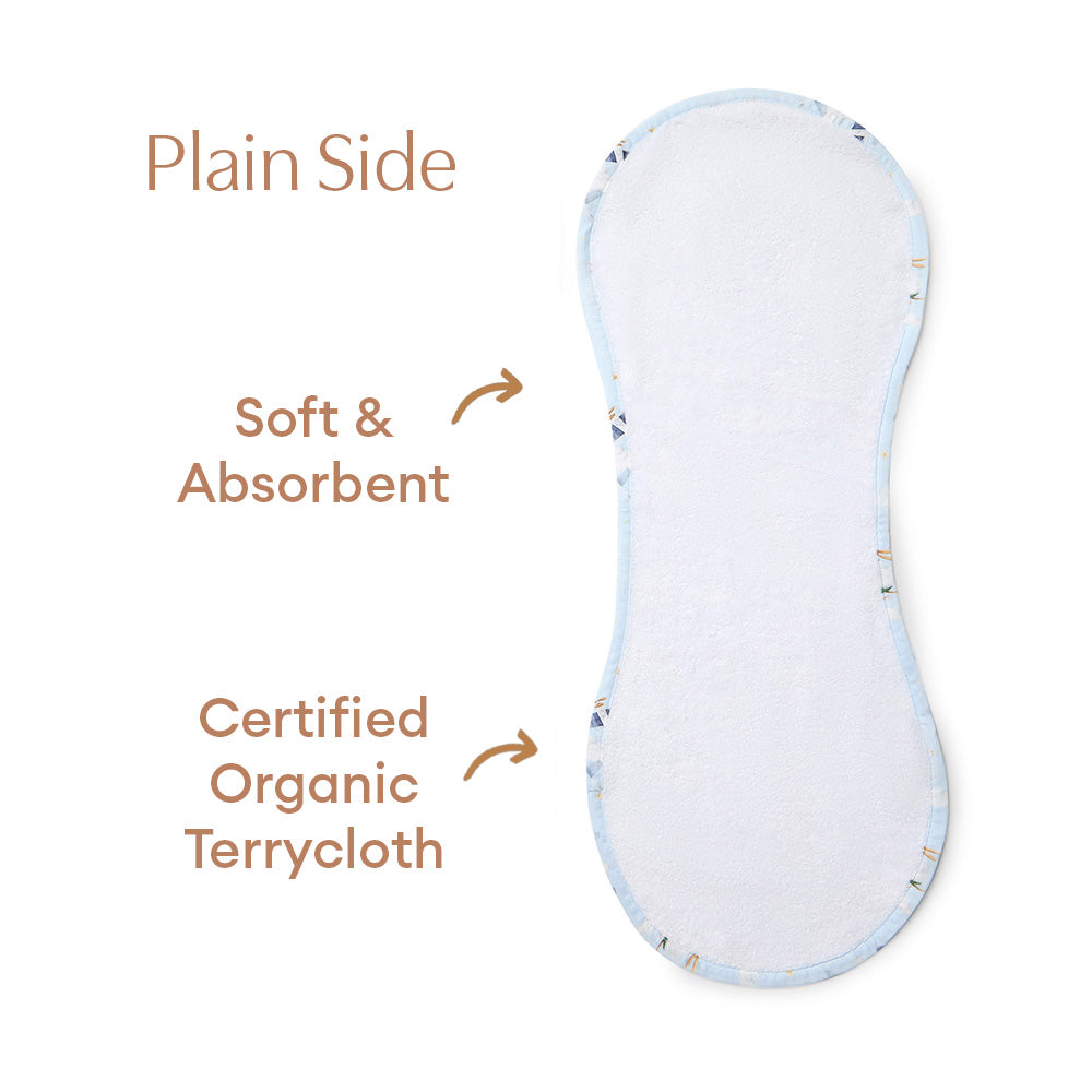 Taking Flight Organic Cotton Burp Cloth - View 7