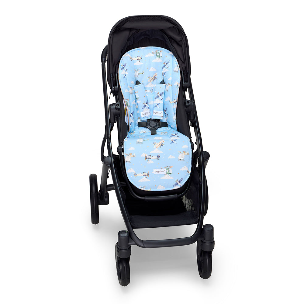 Bundle - Taking Flight Pram Liner & Strap Cover Set - View 4