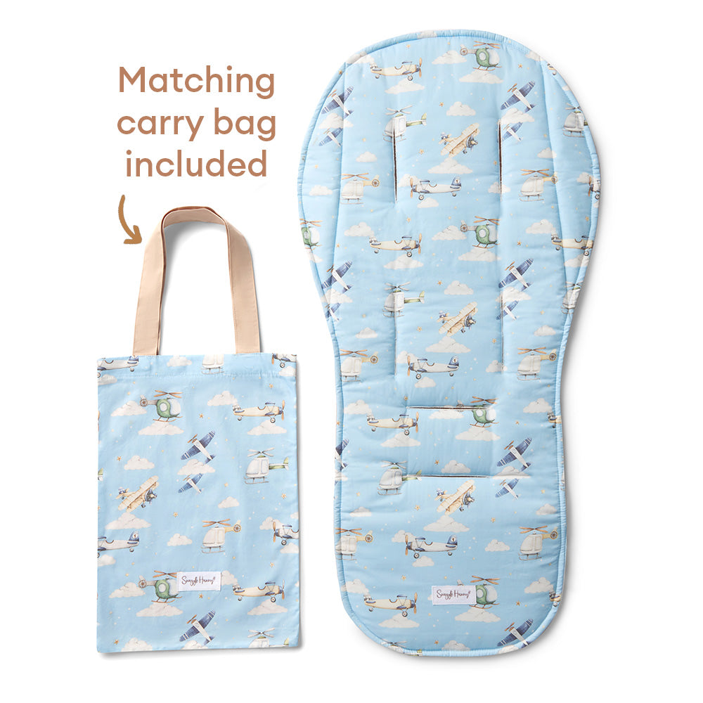 Taking Flight Universal Organic Pram Liner - View 2