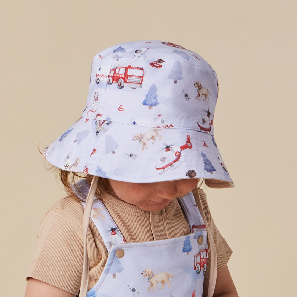 To The Rescue Reversible Cotton Bucket Hat - View 5