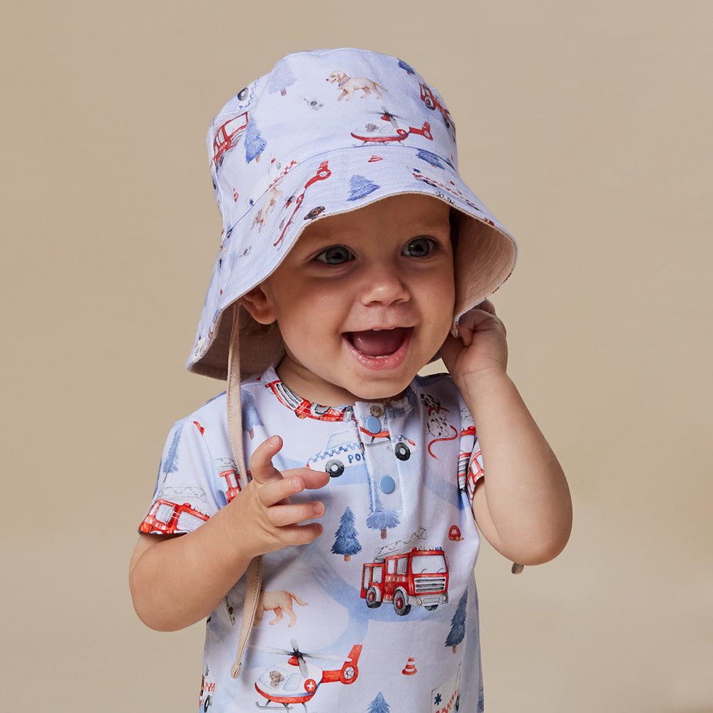 To The Rescue Reversible Cotton Bucket Hat - View 3