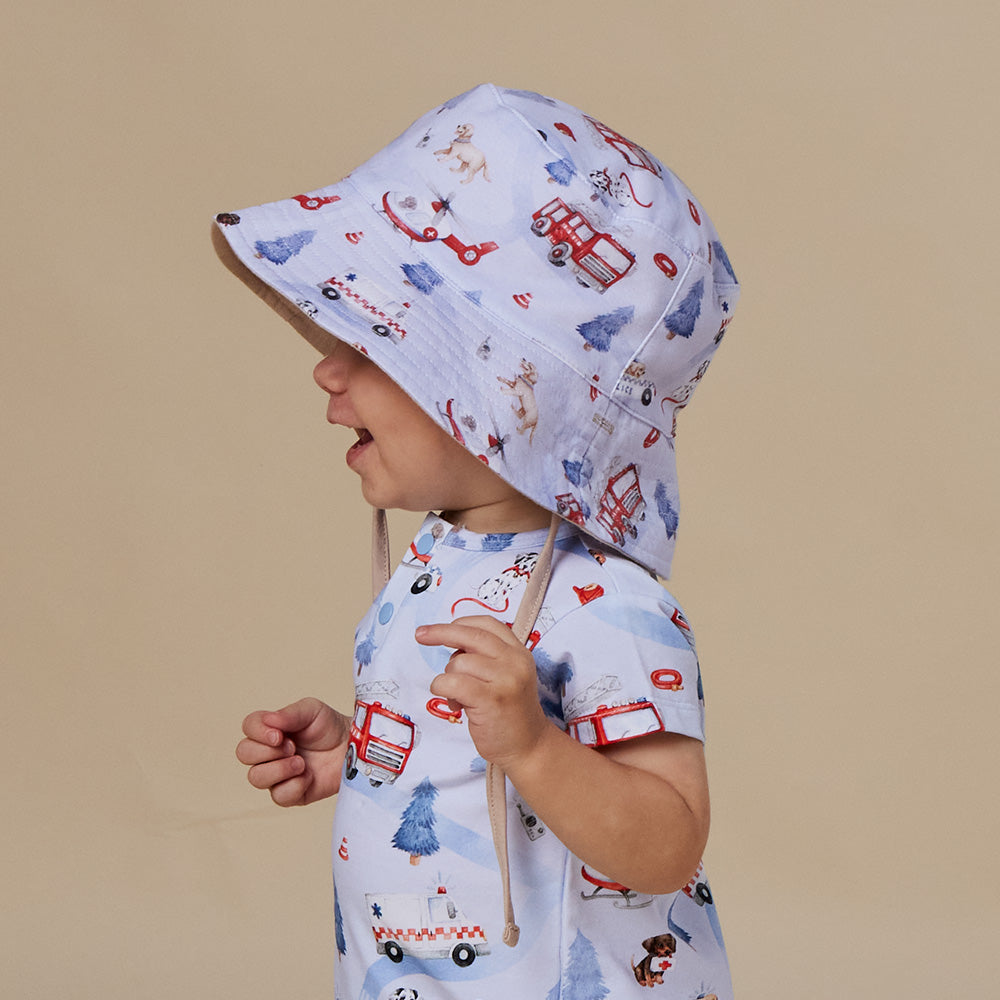 To The Rescue Reversible Cotton Bucket Hat - View 1