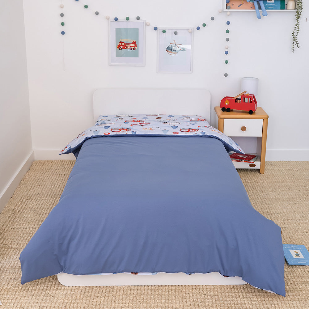 To The Rescue Organic Cotton Quilt Cover - View 3