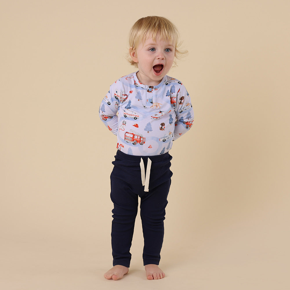 To The Rescue Long Sleeve Organic Bodysuit - View 5