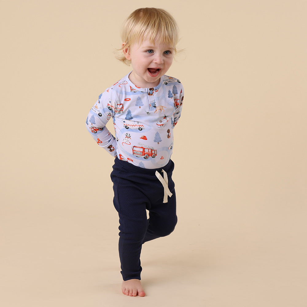 To The Rescue Long Sleeve Organic Bodysuit - View 9