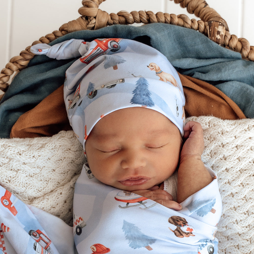 To The Rescue Organic Knotted Beanie - View 1