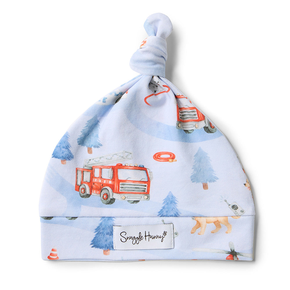 To The Rescue Organic Knotted Beanie - View 2