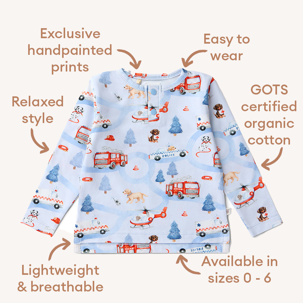 To The Rescue Organic Long Sleeve Top - View 7