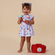 To The Rescue Short Sleeve Organic Dress - Thumbnail 6