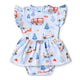 To The Rescue Short Sleeve Organic Dress - Thumbnail 2