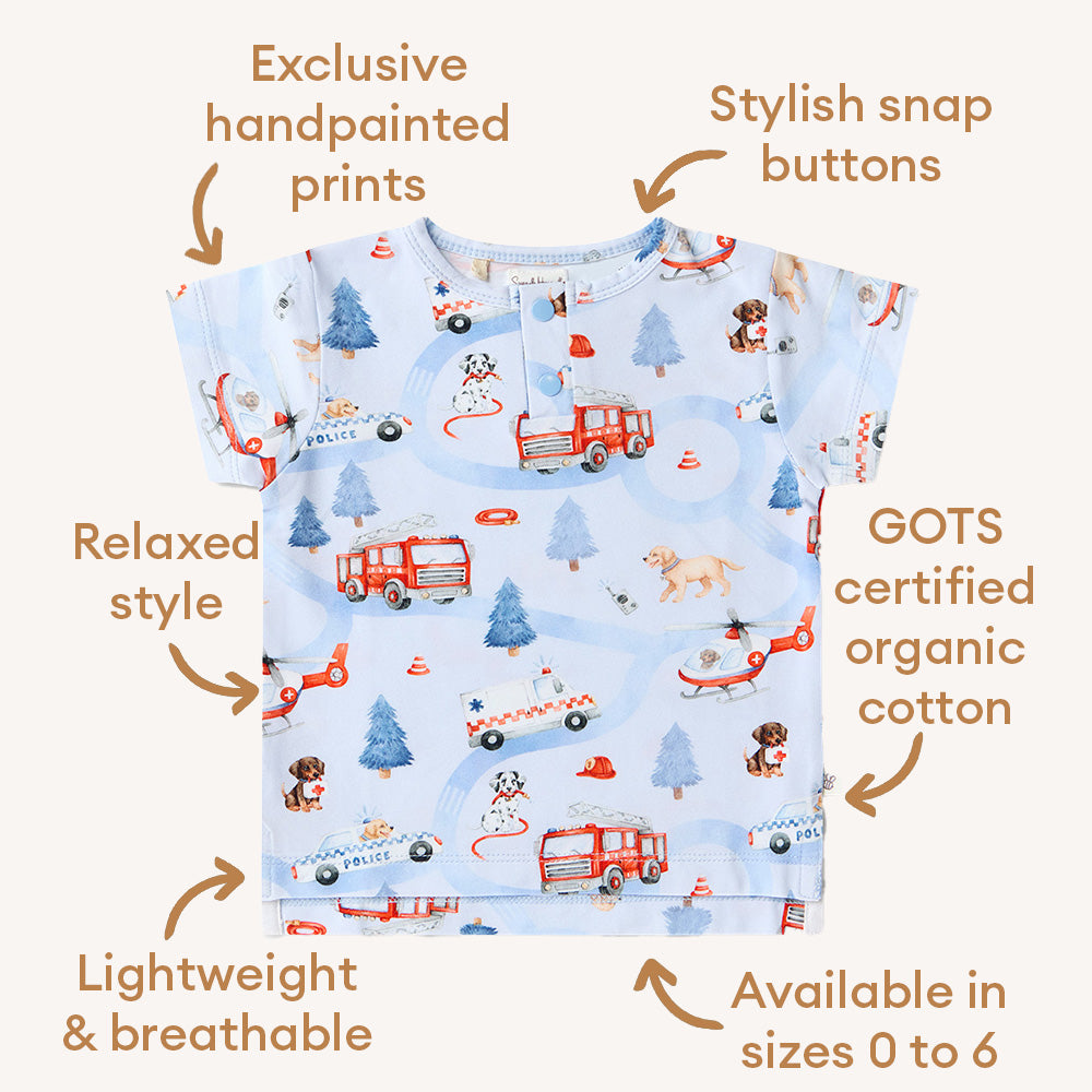 To The Rescue Organic Short Sleeve Top - View 5