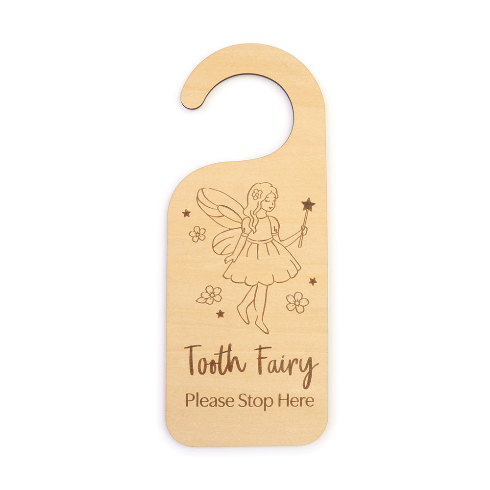 Tooth Fairy Wooden Door Hanger - View 2