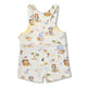 Treasure Island Organic Snuggle Overall Shorts - Thumbnail 7