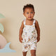 Treasure Island Organic Snuggle Overall Shorts - Thumbnail 8
