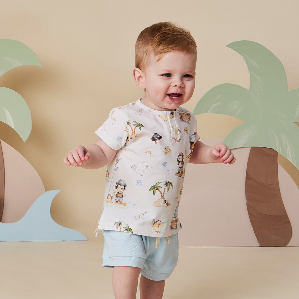 Treasure Island Organic Short Sleeve Top - View 10