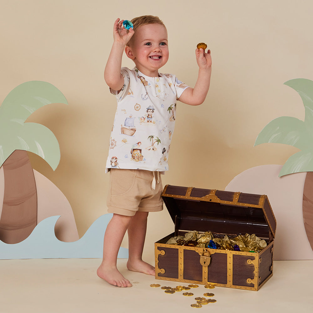 Treasure Island Organic Short Sleeve Top - View 8