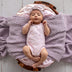 Twinkle Short Sleeve Organic Kimono Bodysuit | Snuggle Hunny