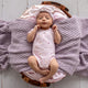 Twinkle Short Sleeve Organic Kimono Bodysuit - Thumbnail 1