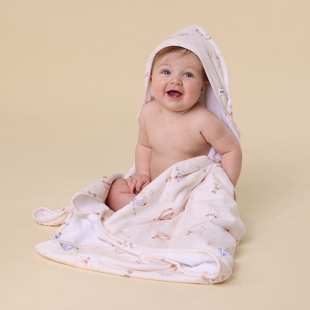 Up & Away Organic Hooded Baby Towel - View 3