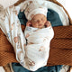 Up & Away Organic Jersey Wrap & Beanie Set - Thumbnail 1