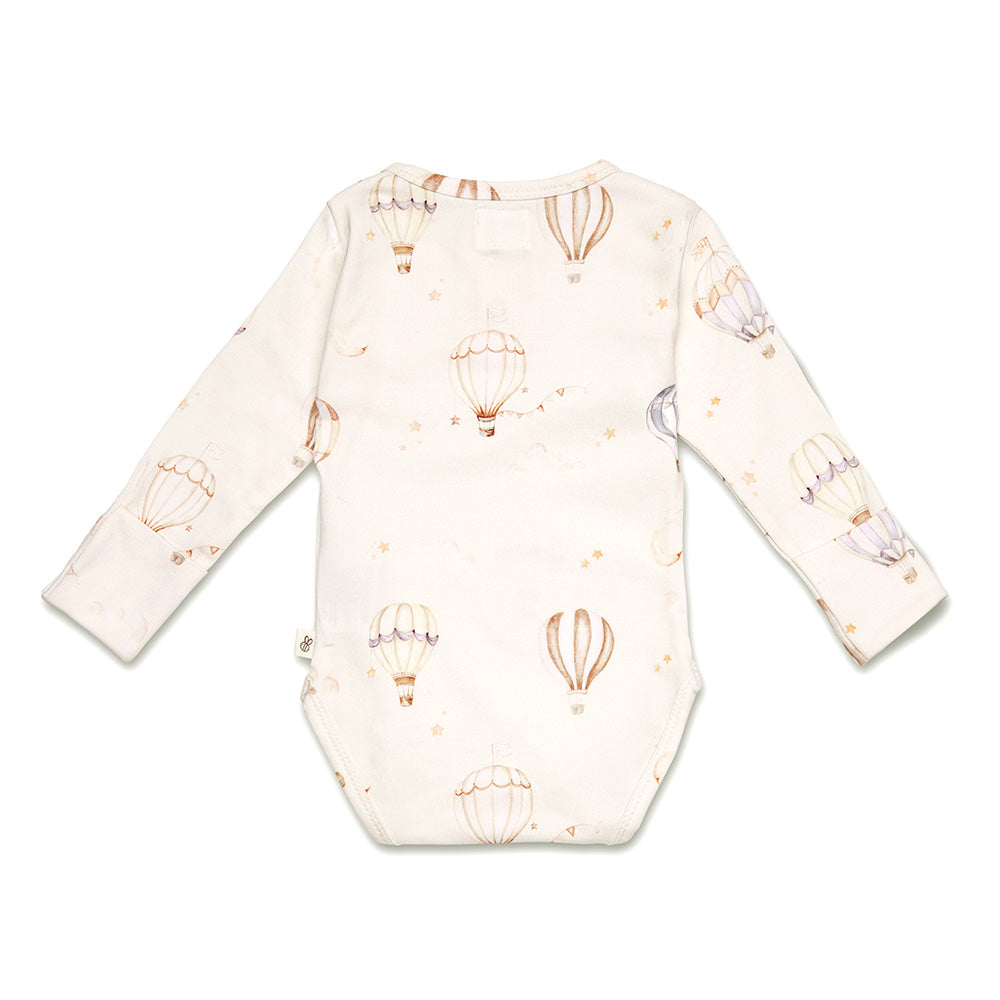Up & Away Long Sleeve Organic Bodysuit - View 9