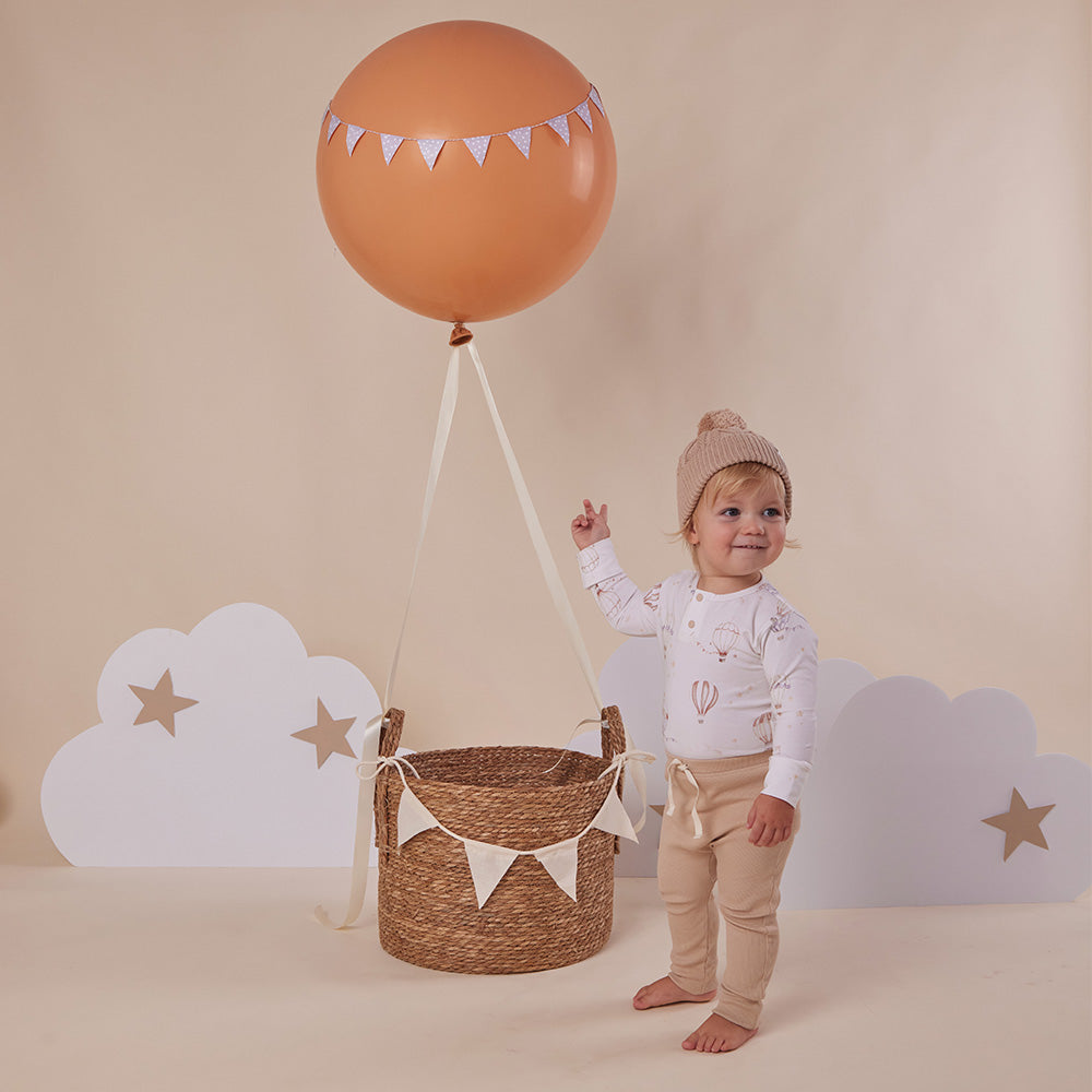 Up & Away Long Sleeve Organic Bodysuit - View 6