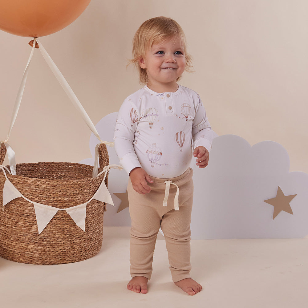 Up & Away Long Sleeve Organic Bodysuit - View 4