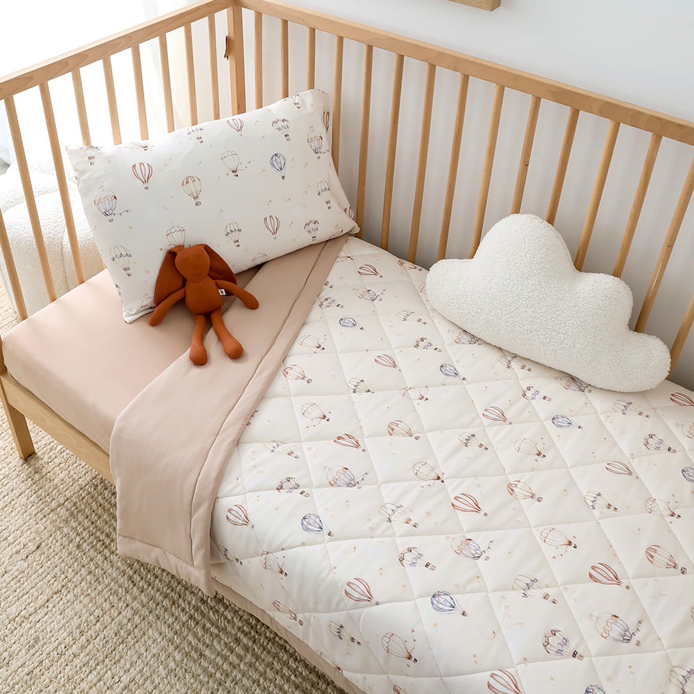 Bundle - Up & Away Cot Comforter & Toddler Pillowcase - View 4