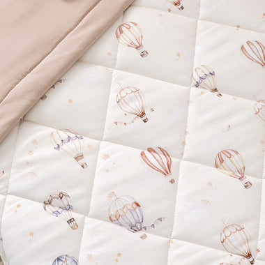Up & Away Organic Cotton Cot Comforter | Snuggle Hunny