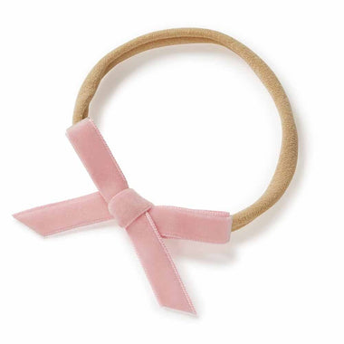 Velvet Bows - Rose Pink Velvet Bow