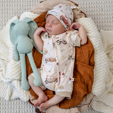 Vintage Cars Organic Snuggle Shortie | Snuggle Hunny