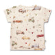 Vintage Cars Organic Short Sleeve Top - Thumbnail 2