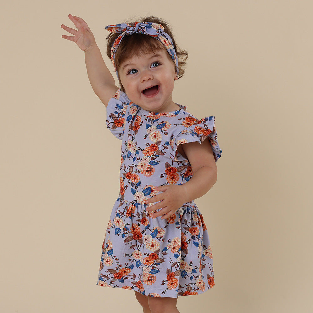 Vintage Blossom Short Sleeve Organic Dress - View 4