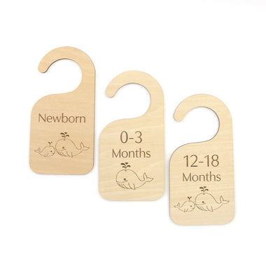 Whale Wooden Wardrobe Dividers | Snuggle Hunny