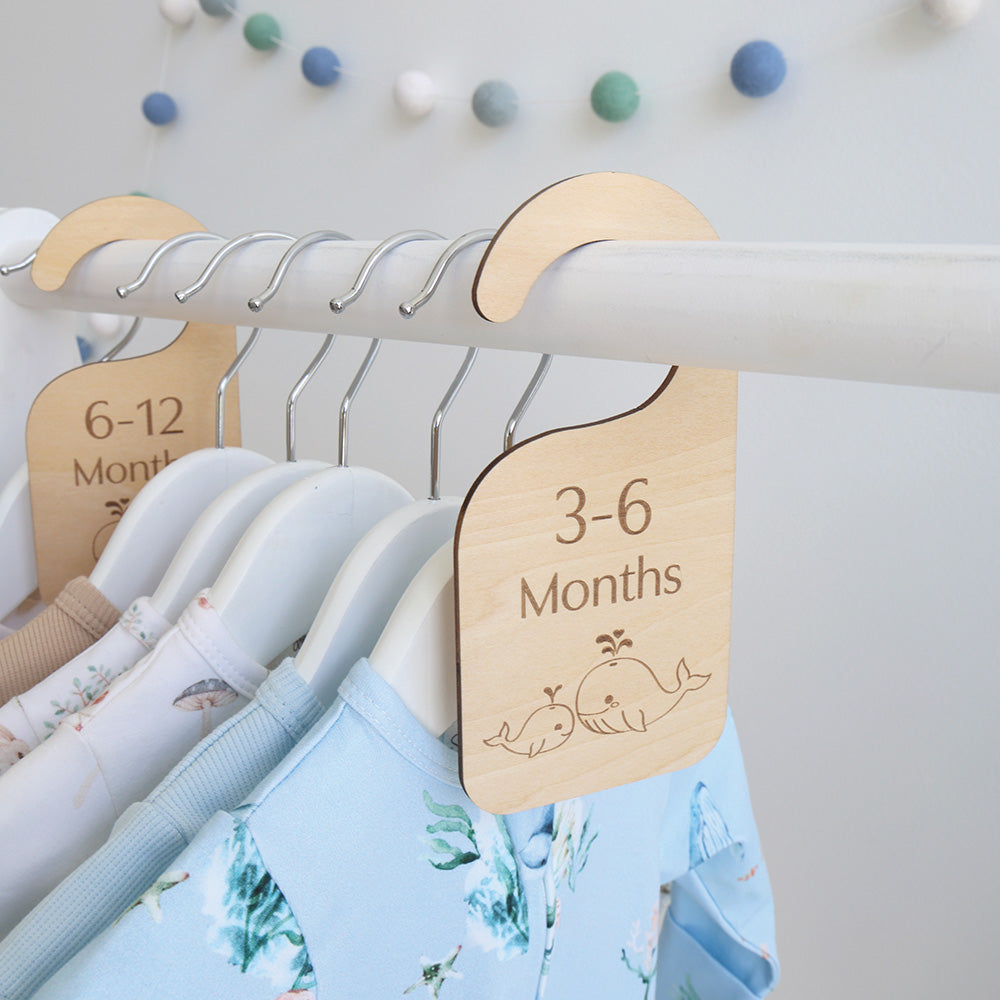 Whale Wooden Wardrobe Dividers - View 1