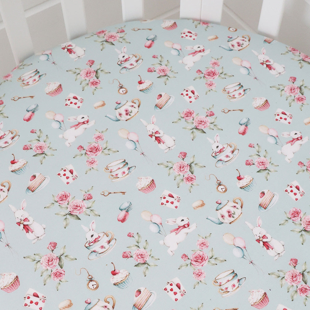 White Rabbit Organic Fitted Cot Sheet - View 2