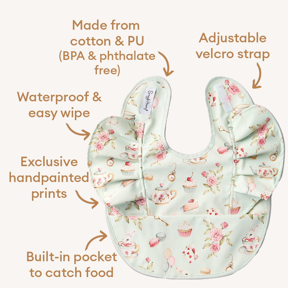 White Rabbit Frill Snuggle Bib - View 4